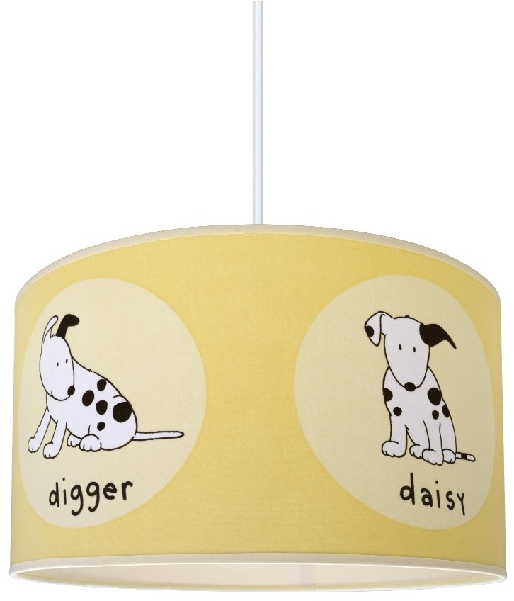 Lampdar Żyrandol dziecięcy DOGS 1xE27/60W/230V