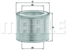 Mahle knecht LX 3009 filtr powietrza LX 3009