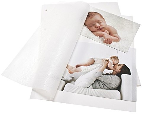 Goldbuch Złota księga, karton fotograficzny biały DIN A4 z pergamyn 20 arkuszy 83001 83 001