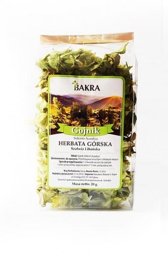 BAKRA BAKRA Gojnik 20g - Herbata Górska (Szałwia Libańska)