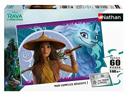 Nathan Puzzle dziecięce - Puzzle 60p - Disney Raya i ostatni smoka - Od 6 lat - 86576