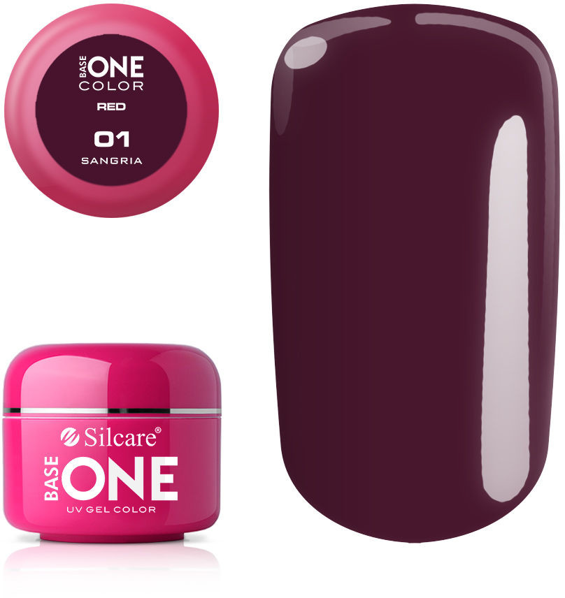 Silcare Base One Żel UV Red