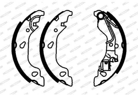 FERODO (FEDERAL-MOGUL) Zestaw szczęk hamulcowych (FEDERAL-MOGUL) FSB603