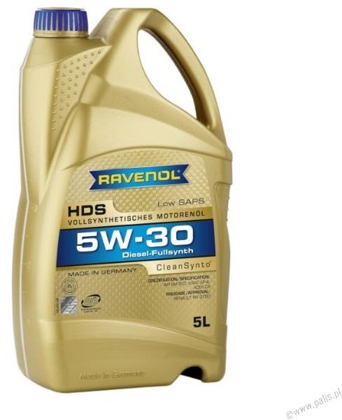 RAVENOL HDS SAE 5W-30 CleanSynto 5 litrów