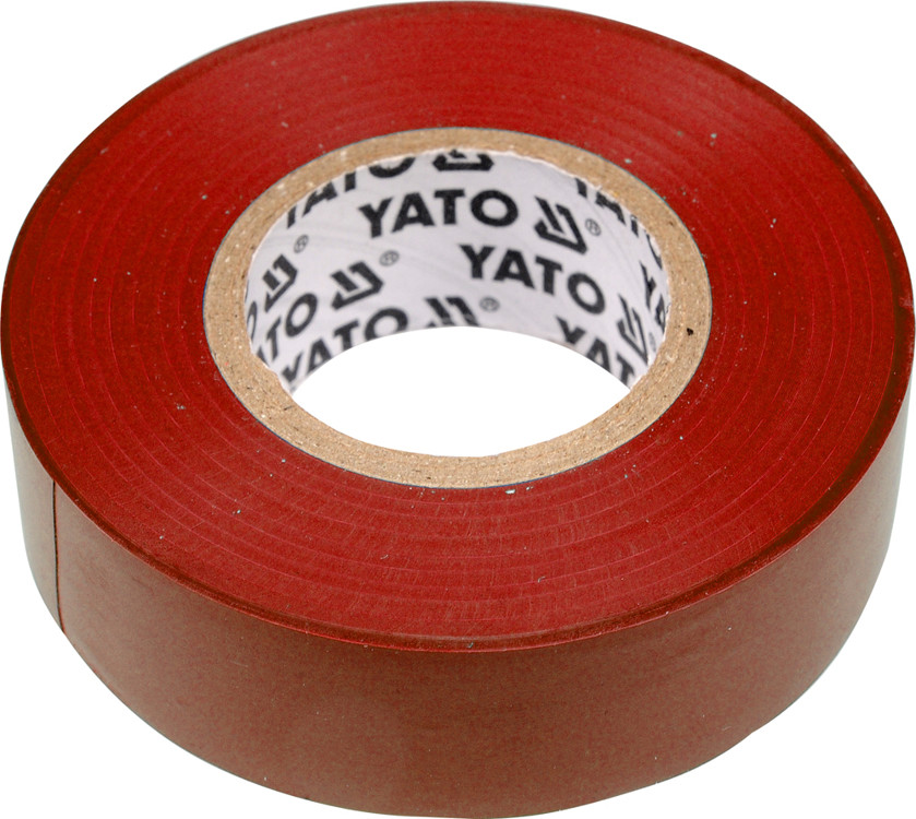 Yato Taśma elektroizolacyjna 19mmx20m czerwona
