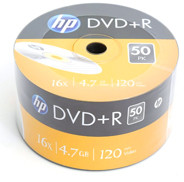 HP Hewlett-Packard Płyty DVD-R 4.7GB x16 50 sztuk HP1650S (HP1650S+)