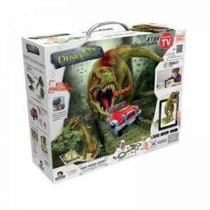 Madej Tor Atak Tyranozaura Dino Mundi 120 elementów