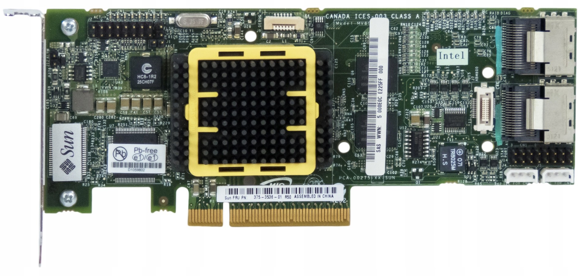 Sun 375-3536-01 R50 Raid Sas PCIe Lp