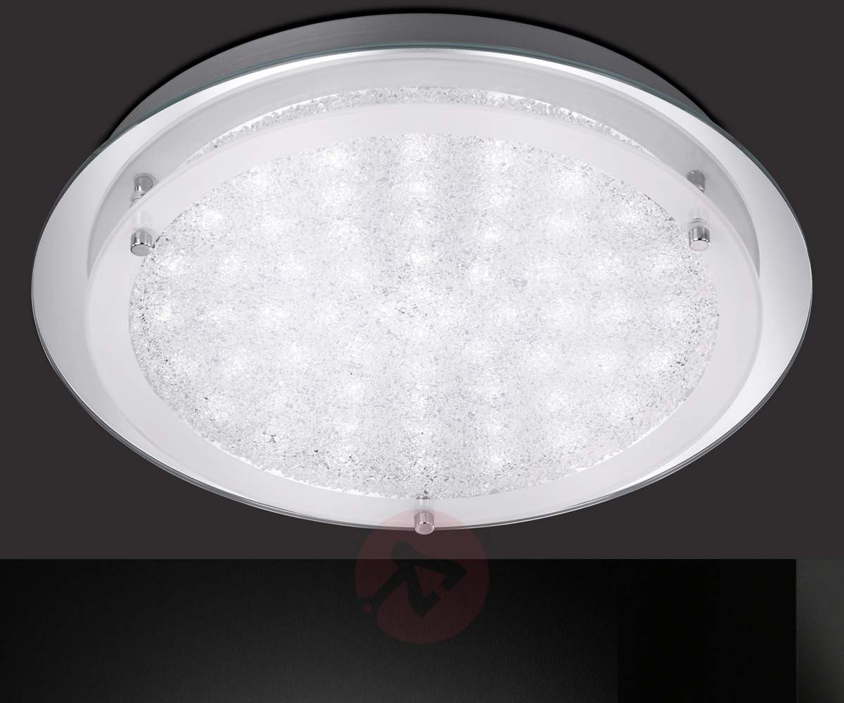 Wofi Oświetlenie MORA Lampa sufitowa LED Chrom, 1-punktowy 908001016300