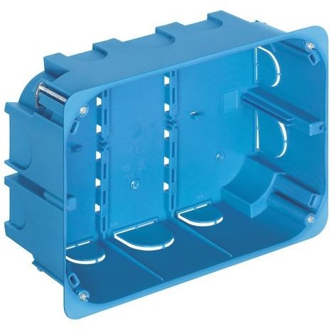 Puszka podtynkowa 12-14M do ścian lekkich niebieska V71720