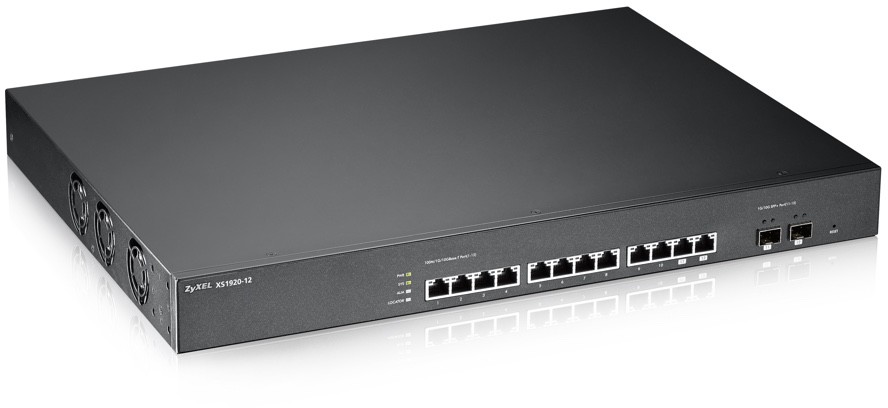 Zyxel XS1920-12 (10 portów 10GbE, 2 porty 10GbE Combo SFP/RJ45) XS1920-12