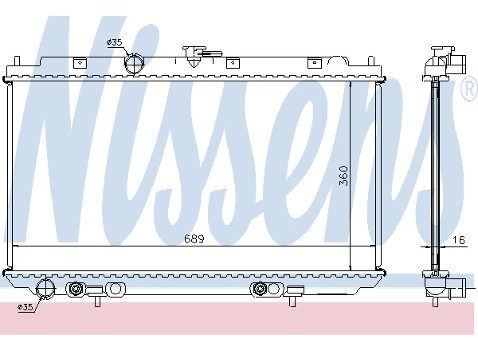 NISSENS Chłodnica 63749