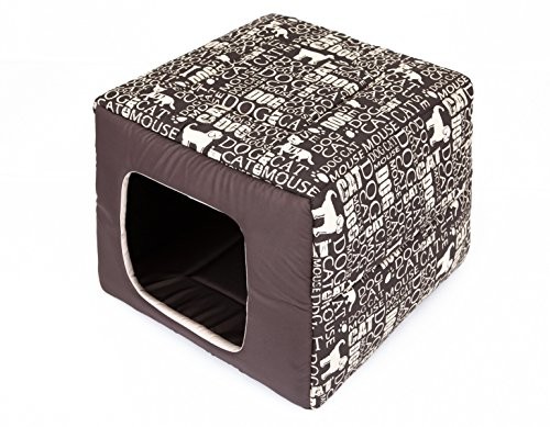 Hobbydog r4butnap1 koszyk na łóżko dla psa psy sofa dla psa łóżko dla zwierząt Butterfly utworów, rozmiar 53 x 53 x 22 cm