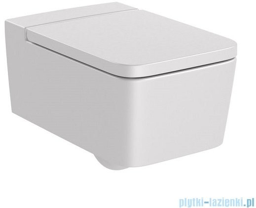 Roca Inspira Square Rimless miska wc podwieszana Perłowy A346537630
