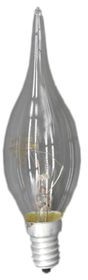 BELLIGHT Żarówka Tradycyjna świeczka B35 230V E14 40W przezroczysta płomyk
