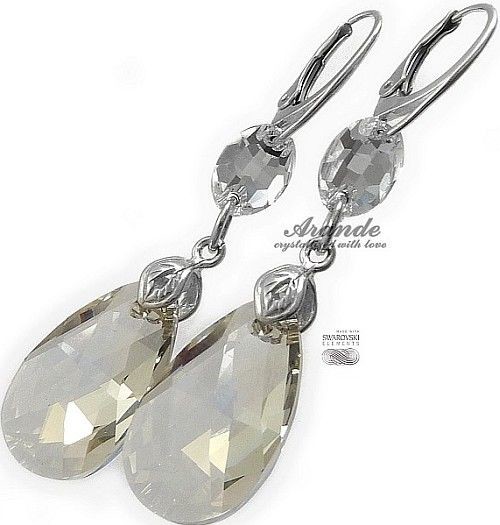 Swarovski Arande Długie Kolczyki Certyfikat Srebro 3418184514