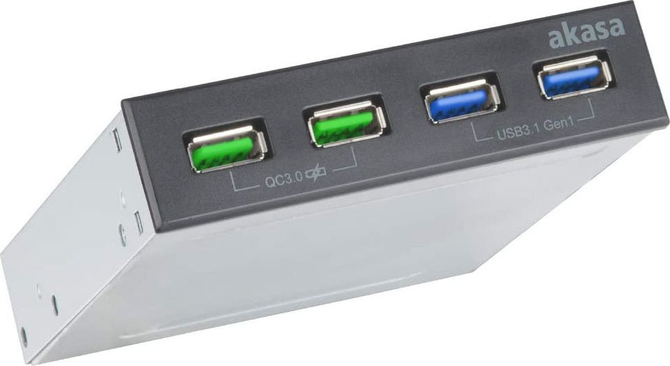Akasa Akasa Panel przedni 2x USB 3.2 Gen 2 + 2x USB 3.2 Gen 1 AK-ICR-34 AK-ICR 34