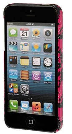 Lampa Lampa p15933 gumowana obudowa do iPhone 5/5S/IF, różowy kamuflaż P15933