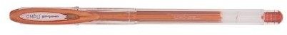 Faber Castell Uni-Ball Signo um120nm BR Roller Ball żel-tusz do drukarki, 0,7 MM, brąz, metaliczna, 12 sztuki UM120NM BR