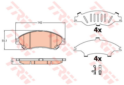 TRW KFZ Ausruestung GmbH) KFZ Ausruestung GmbH) GDB3633 GDB3633