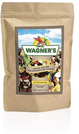 Wagner's Wagner LED's | Wagner System's Exotic nut Mix  1 kg orzechów i suche owoców mieszanka najwyższej klasy zapewnia papugi