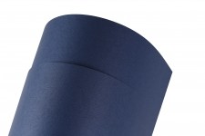 Papeterra Granatowy fakturowany - gruba tkanina Murillo Blu Navy 1 str wzór, próbka formatu A6 260 g (ppp318) ppp318