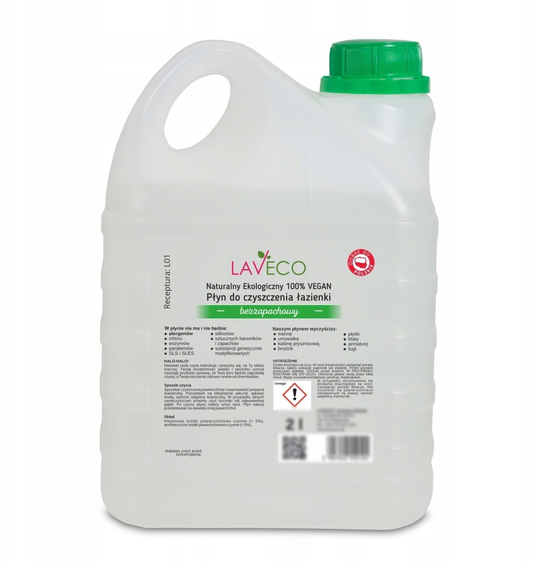 Laveco ekologiczny płyn do łazienki hipoalerg. 2 L