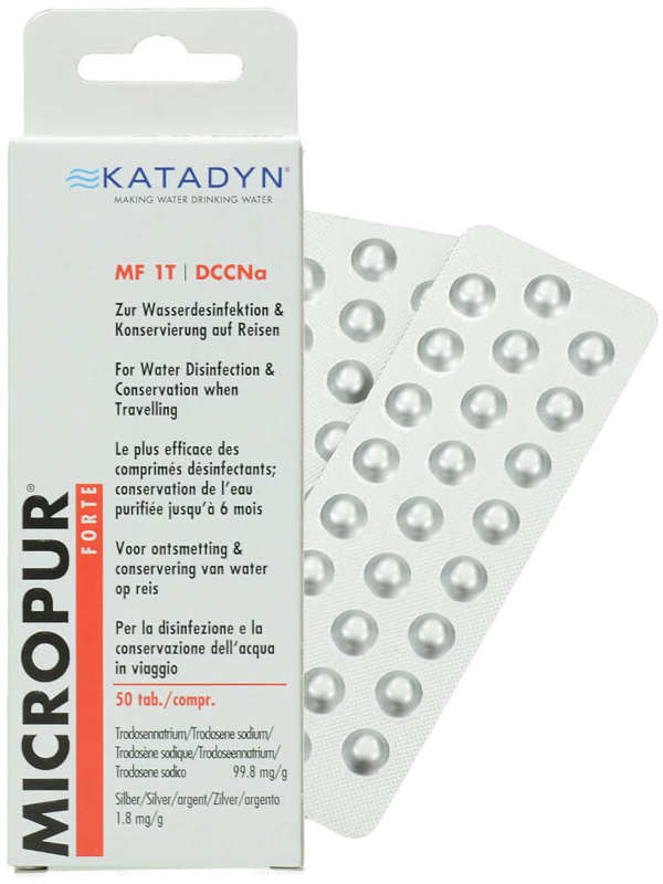 Katadyn Tabletki do Oczyszczania Wody Micropur MF 1T 50 szt. 40445