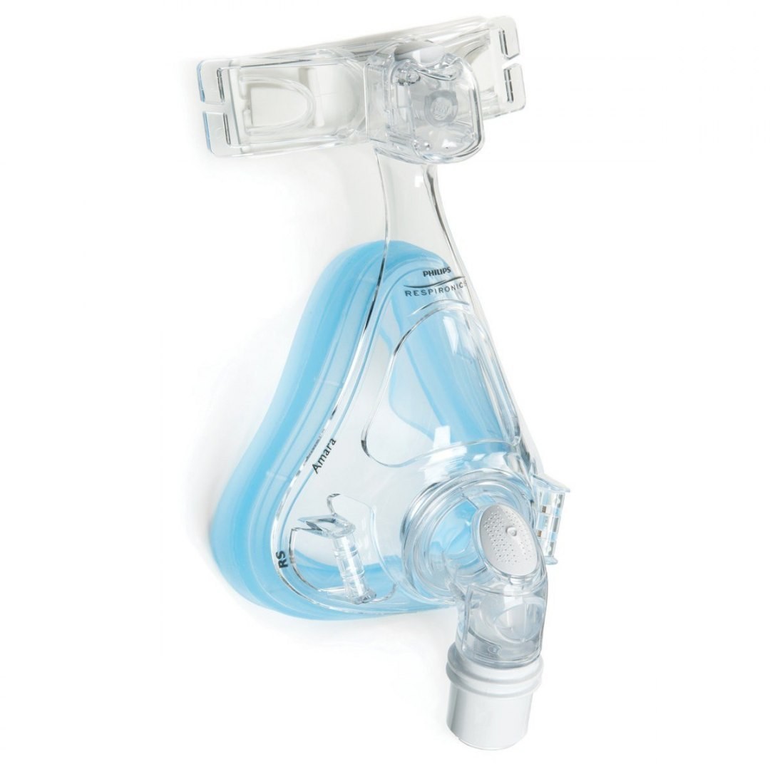 Philips Respironics Maska Amara Gel, z portem wydechowym i uprzężą, roz. L 1090426