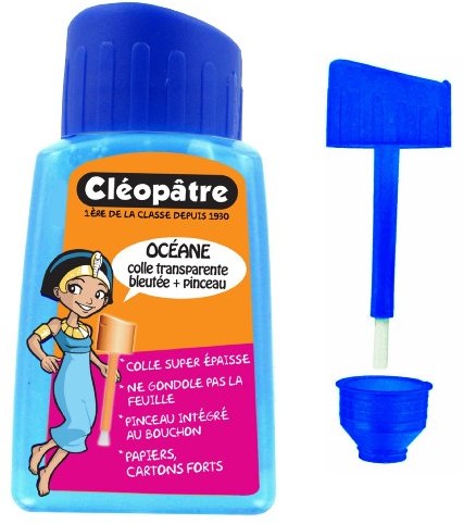 Cléopâtre cléo pâtre Oceane ALLESKLEBER z dużym, 80 G z pędzlem OAD110P