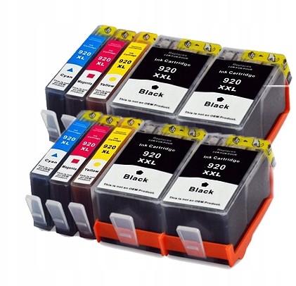 10x Tusz do Hp 920 OfficeJet 6000 6500 7000A Chip