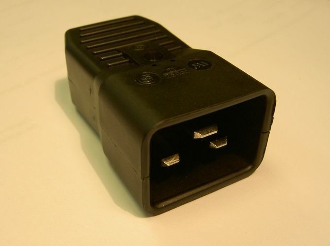 Orvaldi Wtyk IEC320 C20 16A typu M - męski IEC320C20M