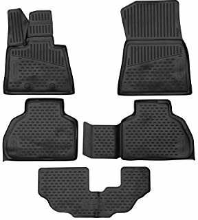 Element Element EXP.ELEMENT3D02344210K 3D dywaniki gumowe dywaniki do BMW X7 2019-5 TLG, czarne, dopasowane EXP.ELEMENT3D02344210K