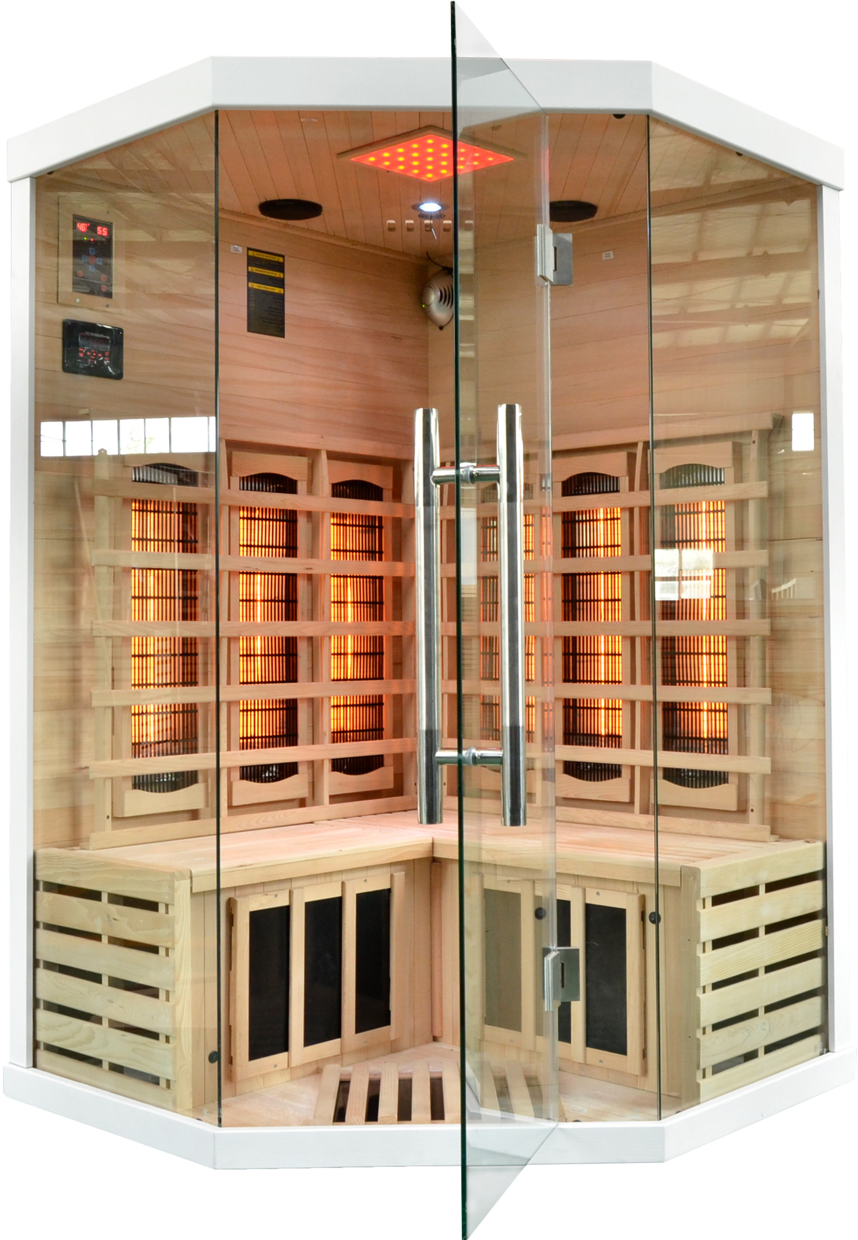 HOME & GARDEN Sauna na podczerwień z koloroterapią EA2CR GH White 230738