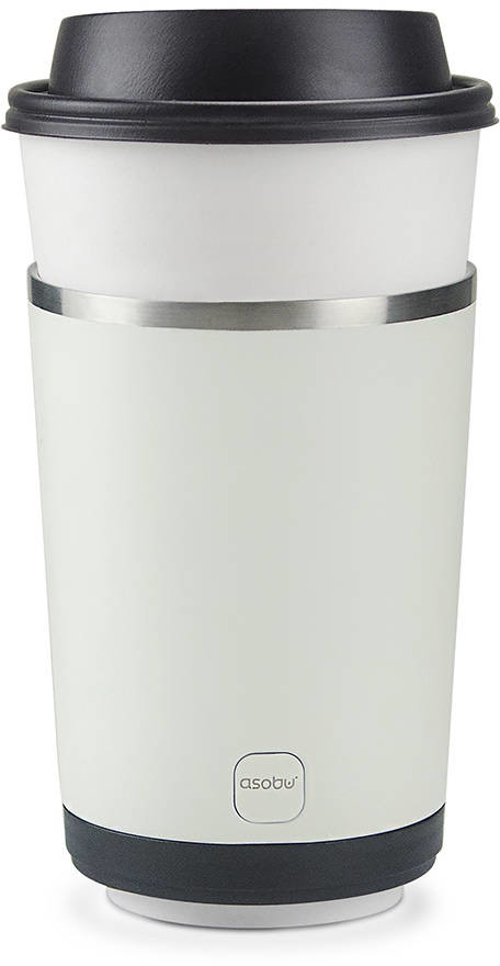 Asobu Termiczny rękaw na kubek z kawę Asobu Insulated Coffee Kuzie - white BF24 WHITE