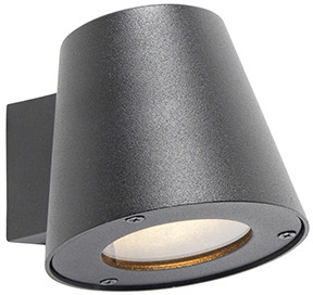 QAZQA Nowoczesny kinkiet zewnętrzny czarny IP44 - Skittle