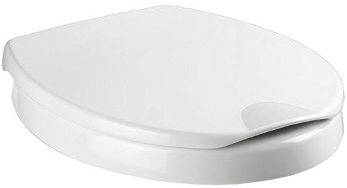 WENKO Deska sedesowa 21905100 Secura Comfort z podwyższeniem siedzenia o 5 cm i mechanizmem spowalniającym opadanie, tworzywo sztuczne Duroplast, biały 21905100