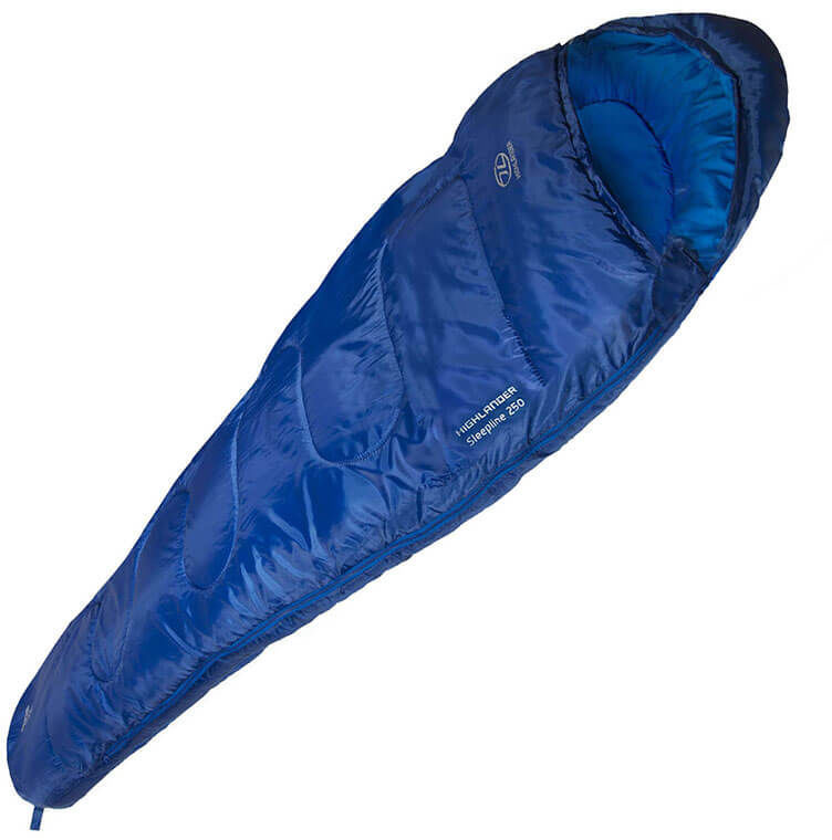 Highlander Śpiwór Turystyczny Sleepline 250 Mummy Niebieski SB035-DB