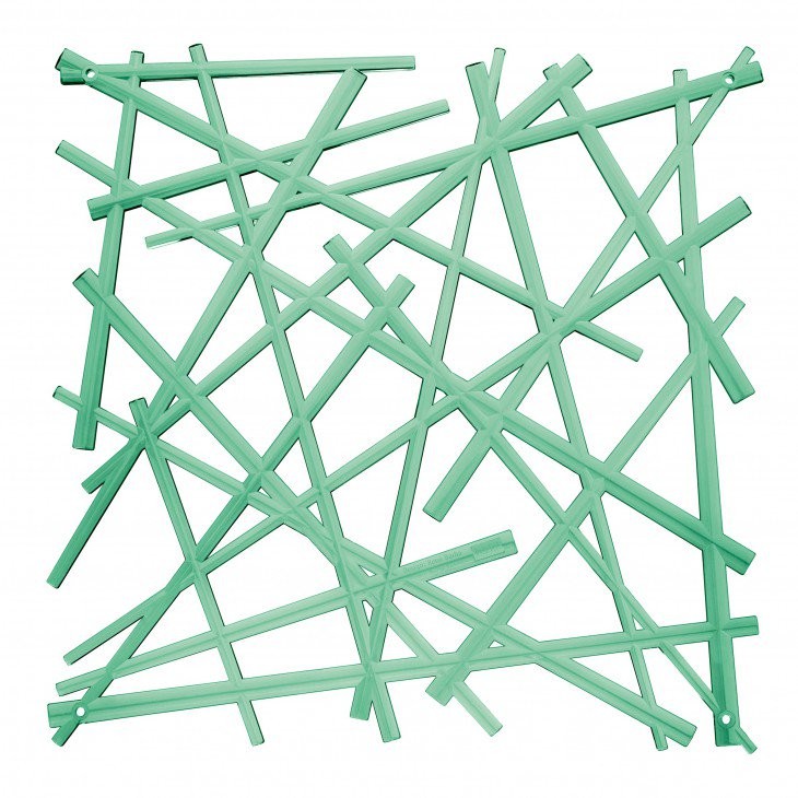 Koziol Panel dekoracyjny STIXX 4 sztuki w komplecie kolor miętowy B01BHCHZES