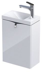 Oristo Zestaw meblowy SIENA szafka z umywalką 40 cm, biały połysk - OR45-ZD1D-40-1