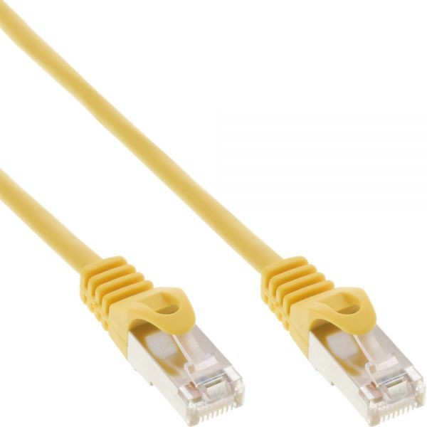 InLine Patchcord F/UTP Cat.5e żółty 5m 71505Y