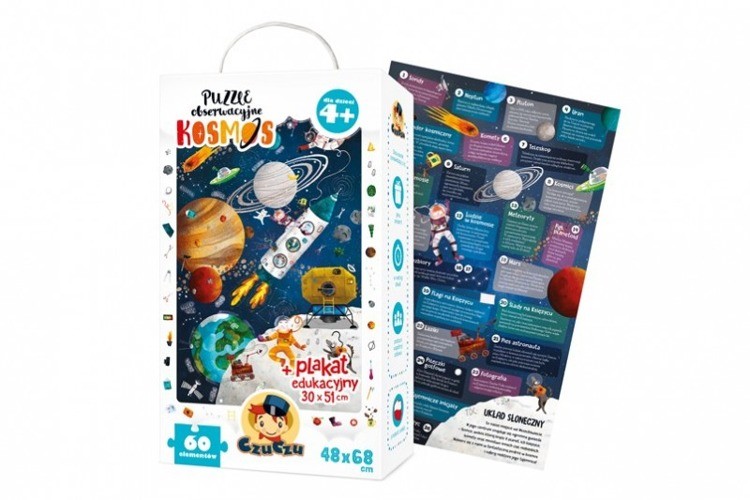 Czuczu Puzzle obserwacyjne kosmos 60 elementów