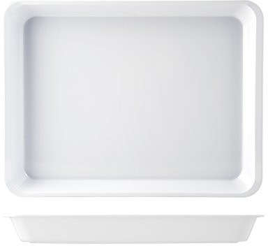 H+H H & H wanny z krawędzią, tworzywo sztuczne, biały, 40 x 30 x 4 cm 8731940