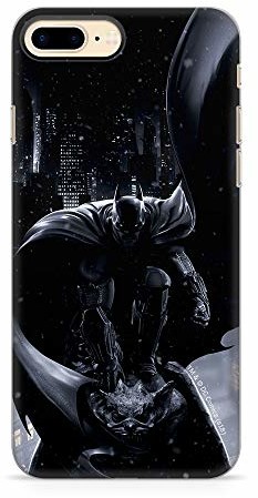 DC ERT GROUP Oryginalne i oficjalnie licencjonowane etui na telefon Batman do iPhone 7 Plus, iPhone 8 Plus, etui, etui z tworzywa sztucznego i silikonu TPU, chroni przed uderzeniami i zarysowaniami WPCBATMAN6060