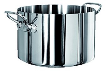 Pentole Agnelli pentole agnelli alum10420 wysoka rondel z 2 uchwytami, aluminium, srebrny ALUM10420