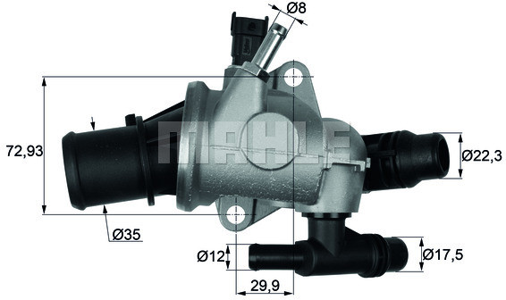 MAHLE TERMOSTAT MAHLE TI15288 ALFA ROMEO 159 BRERA SPIDER 1,8TBI 09 MAHLE TI 152 88