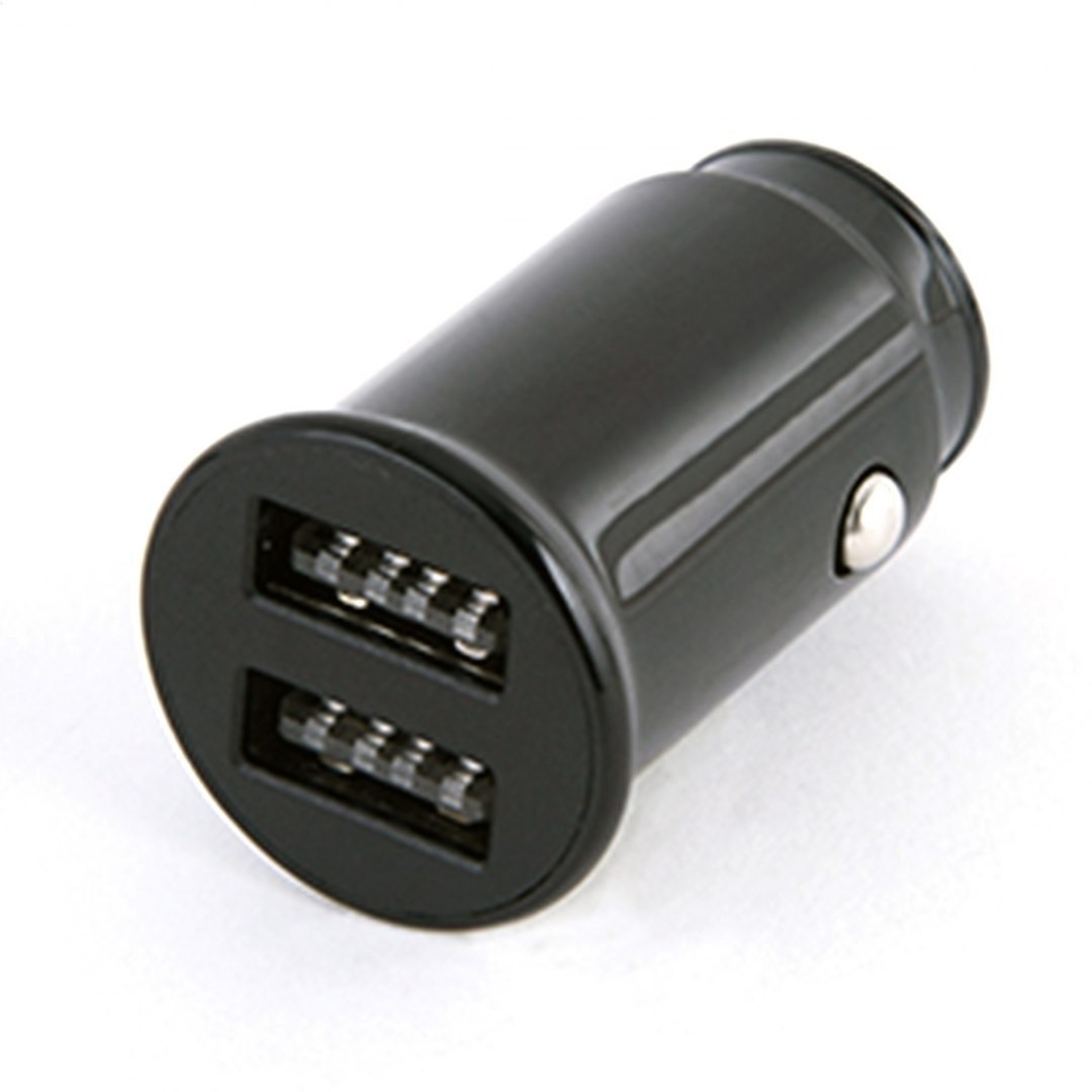 Фото - Зарядний пристрій Platinet CAR CHARGER ŁADOWARKA SAMOCHODOWA 10W 2xUSB 2.1A BLACK  [44992]