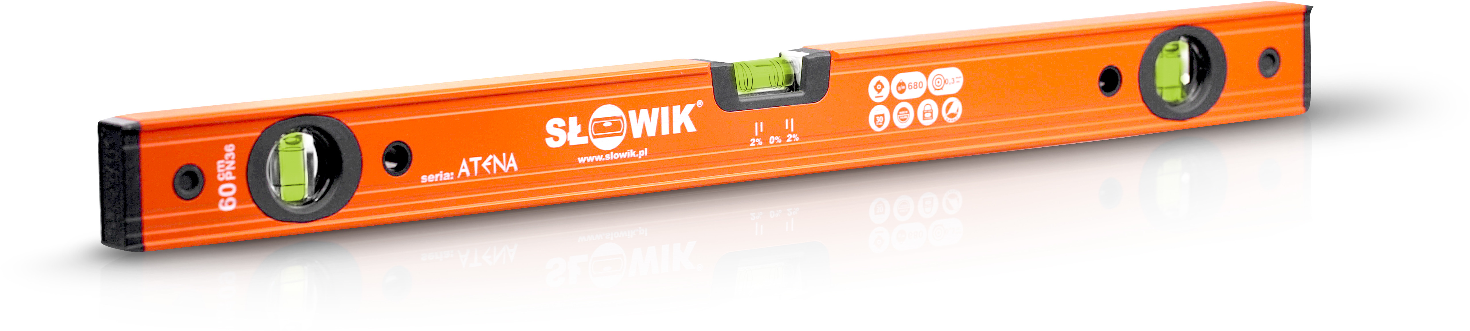 Słowik PN36 Poziomica 80cm model ATENA (Produkt polski -)