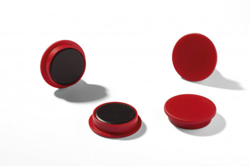 Durable 470303 Magnesy do tablic 32 mm czerwony op. (4 szt.) 470303