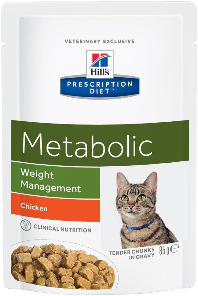 Hills Prescription Diet Prescription Diet Feline Metabolic kurczak w sosie 24 x 85 g